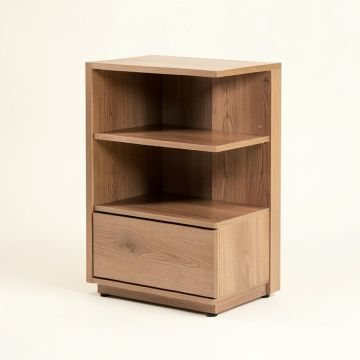 34.67 '' H X 16.35 '' W 3 Tier Accent Cabinet (synthetic illustration; no displayed measurements)
