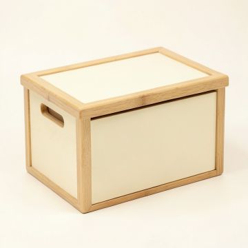 Ridge Bend Low Toy Storage Unit - Cream (synthetic illustration; no displayed measurements)