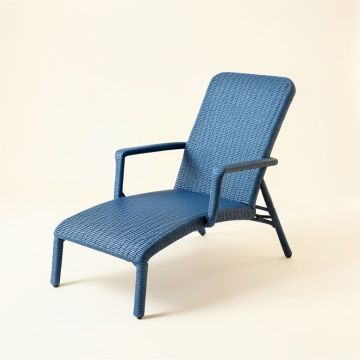 Cove Crest Outdoor Lounge Chair - Blue (synthetic illustration; no displayed measurements)