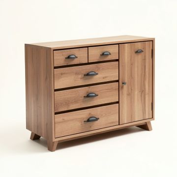Rockville 45.3 '' Wide 7 Drawer Sideboard (synthetic illustration; no displayed measurements)