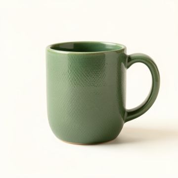 Spruce Arc Ceramic Mug - Green (synthetic illustration; no displayed measurements)