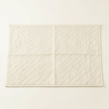 Cove Edge Bath Mat - Ivory (synthetic illustration; no displayed measurements)