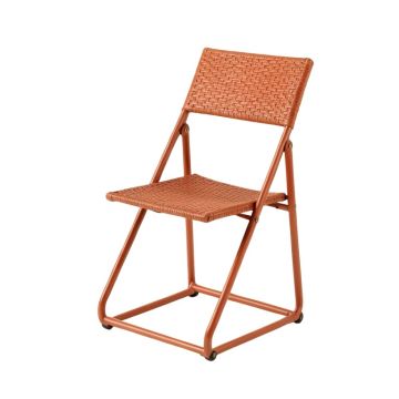 Briar Bend Folding Outdoor Chair - Terracotta
