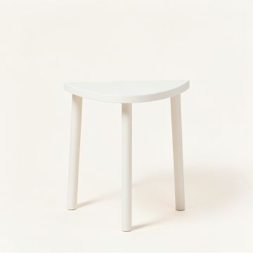 Lake Dale Compact Balcony Table - White (synthetic illustration; no displayed measurements)
