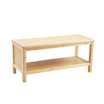Holly Crest Indoor Bench - Ivory