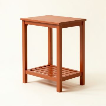 River Branch Freestanding Laundry Folding Counter - Terracotta (synthetic illustration; no displayed measurements)