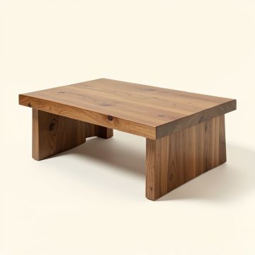 Cooperstown Walnut Coffee Table (synthetic illustration; no displayed measurements)