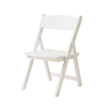 Hill Crest Folding Outdoor Chair - White