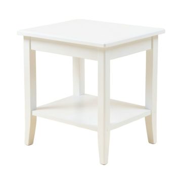 Spruce Bluff Side Table - White