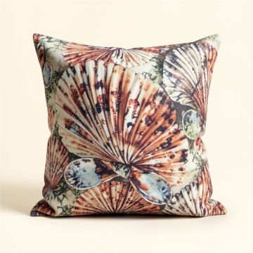 Mcclung Abstract Scallop Outdoor Rectangular Pillow Cover With Filling (synthetic illustration; no displayed measurements)