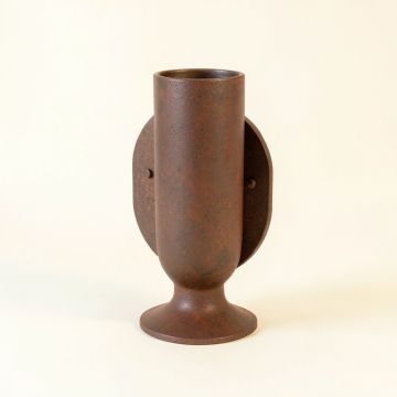 Rusted Plastic Wall Sconce (synthetic illustration; no displayed measurements)