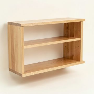 Sporgh 2 Piece Pine Solid Wood Floating Shelf (synthetic illustration; no displayed measurements)