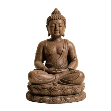 Medium Meditative Buddha Of The Grand Temple Garden Statue