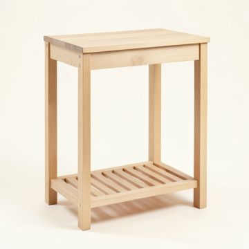 Moss Bend Freestanding Laundry Folding Counter - Beige (synthetic illustration; no displayed measurements)