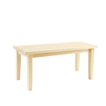 Slate Crest Indoor Bench - Ivory