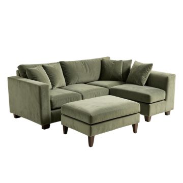 Adamsville 103 '' Wide Left Hand Facing Sofa & Chaise With Ottoman
