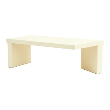 Aspen Field Desktop Monitor Riser - Cream