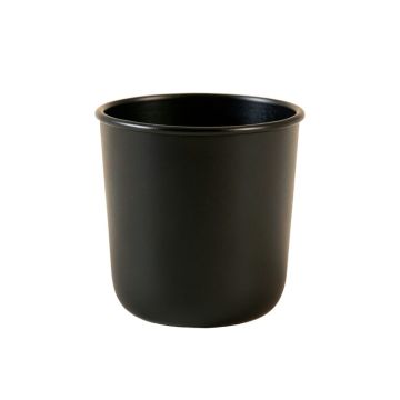 Moss Branch Empty Candle Holder - Black