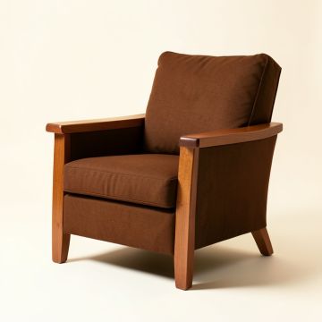 Galloway 28 '' Wide Polyester Wingback Chair (synthetic illustration; no displayed measurements)