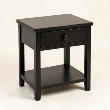 Pine Dell Nightstand - Black (synthetic illustration; no displayed measurements)