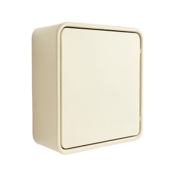 Rowan Crest Wall-Mounted Laundry Cabinet - Cream
