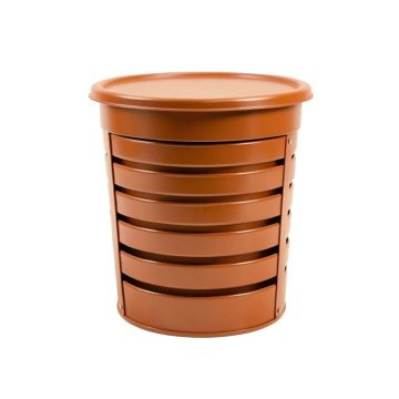 Elm Canyon Closed Garden Compost Bin - Terracotta