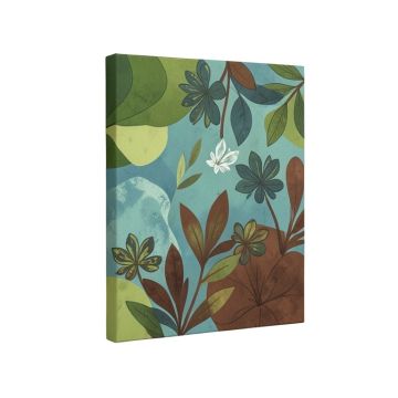 Summer 5 Graphic Art On Wrapped Canvas
