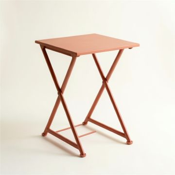 Cliff Arc Compact Balcony Table (synthetic illustration; no displayed measurements)