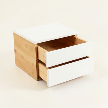 Bay Edge Under-Desk Drawer Unit - White (synthetic illustration; no displayed measurements)
