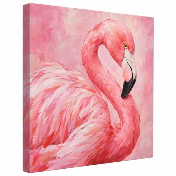 Flamingo Ii - Wrapped Canvas Print