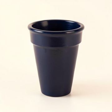 Laurel Crest Empty Railing Planter With Integral Brackets - Navy (synthetic illustration; no displayed measurements)