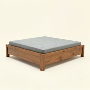 Tufted Low Profile Platform Bed (synthetic illustration; no displayed measurements)