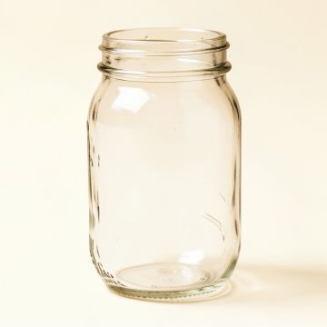 Burnet Happy Camper 16 Oz . Glass Mason Jar (synthetic illustration; no displayed measurements)