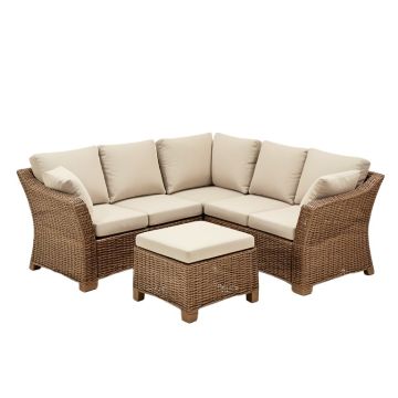 Melilani Outdoor 3 Piece Seating Group With Cushions