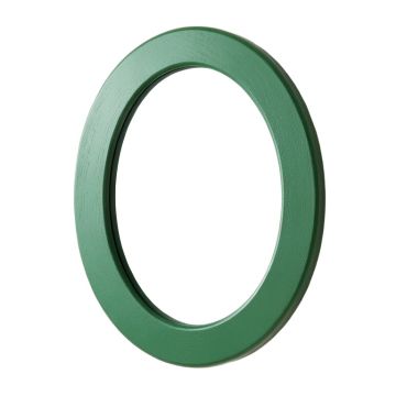 Vale Bluff Framed Wall Mirror - Green