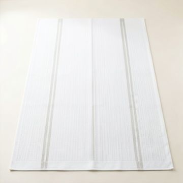 Field Bridge Rectangular Area Rug - White (synthetic illustration; no displayed measurements)