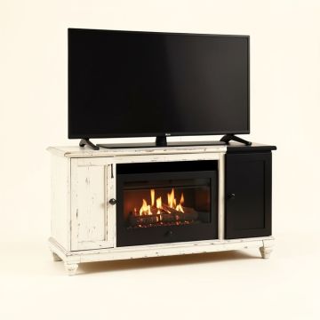 Grand Tv Stand For Tvs Up To 88 '' With Electric Fireplace Included (synthetic illustration; no displayed measurements)