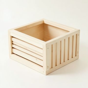 Flint Brook Empty Furniture-Style Litter Enclosure - Ivory (synthetic illustration; no displayed measurements)