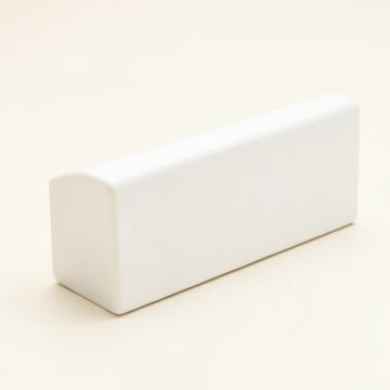 High Density Polyurethane , Primed White 3 5/8 '' H X 78 '' W X 7/8 '' D Chair Rail (synthetic illustration; no displayed measurements)