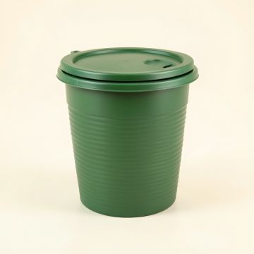 Moss Crest Closed Garden Compost Bin - Green (synthetic illustration; no displayed measurements)
