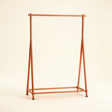 Holly Bluff Empty Garment Rack - Terracotta (synthetic illustration; no displayed measurements)