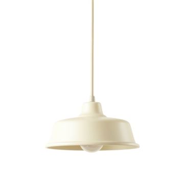 Maple Dale Pendant Light Suspended From One Plain Cable - Ivory