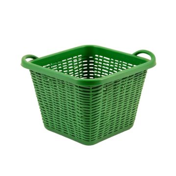 Cedar Bend Empty Storage Basket - Green