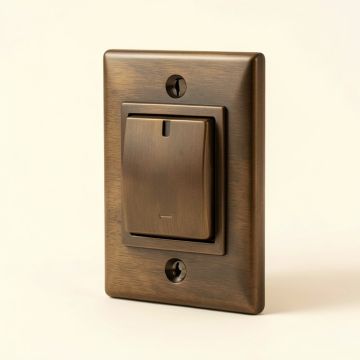 1-Gang Toggle Light Switch Wall Plate (synthetic illustration; no displayed measurements)