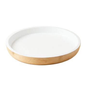 Hill Bend Serving Tray - White