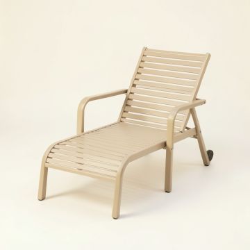 Willow Bridge Outdoor Lounge Chair - Beige (synthetic illustration; no displayed measurements)