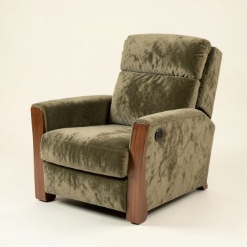 Haro 31.1 '' Wide Chenille Power Lift Assist Home Theater Recliner With Massager (synthetic illustration; no displayed measurements)