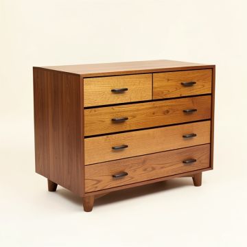 Johnathon Mid-Century Modern Wood 6 Drawer Dresser (synthetic illustration; no displayed measurements)