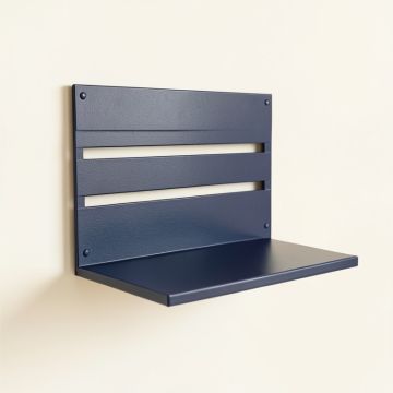 Aspen Dale Wall-Mounted Entryway Organizer Shelf - Navy (synthetic illustration; no displayed measurements)