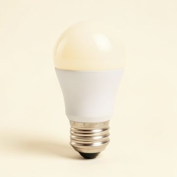 60 Watt Equivalent , C13 Led , Non-Dimmable Light Bulb , Warm White ( 2700K ) E12 Base (synthetic illustration; no displayed measurements)